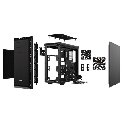 ru quiet! Pure Base 600 Black (BG021)