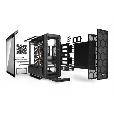 ru quiet! Silent Base 802 Window Black (BGW39)