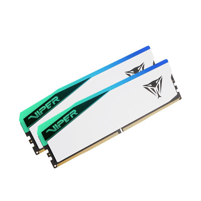 Patriot 32GB (2x16GB) 7000MHz  CL38 Viper Elite 5 RGB White (PVER532G70C38KW)