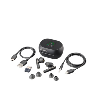 Poly Voyager Free 60+ UC Carbon Black + BT700 (7Y8G3AA)