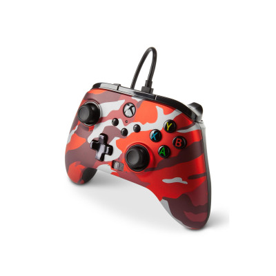 PowerA XS Wired Pad Enhanced Metallic Red Camo (1518910-01)
