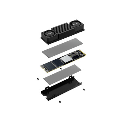 PNY 1TB M.2 PCIe Gen5 NVMe CS3150 Heatsink (M280CS3150HS-1TB-RB)