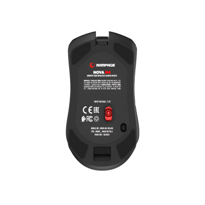 Rampage Nova M4 Wireless RGB LED Black