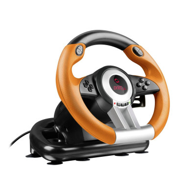 Speed-Link DRIFT O.Z. Racing Wheel PC, black-orange (SL-6695-BKOR-01)