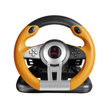 Speed-Link DRIFT O.Z. Racing Wheel PC, black-orange (SL-6695-BKOR-01)