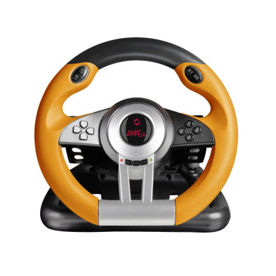Speed-Link DRIFT O.Z. Racing Wheel PC, black-orange (SL-6695-BKOR-01)