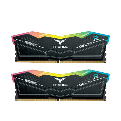TEAM 32 GB (2x16GB) DDR5 6400 MHz T-Force Delta RGB Black (FF3D532G6400HC40BDC01)