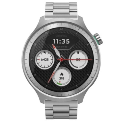 Motorola Moto Watch 2026 Stainless Steel (PG38C08264)