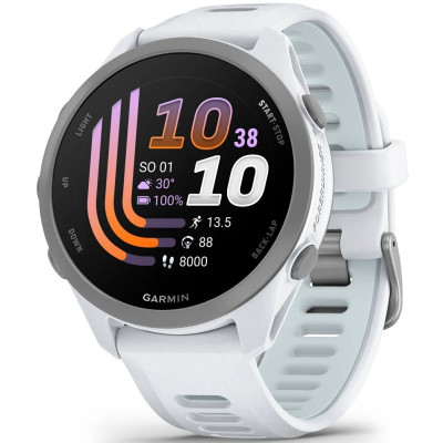 Garmin Forerunner 170 Whitestone with Whitestone/Cloud Blue Band (010-03920-01) 