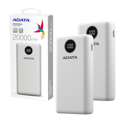 ADATA P20000QCD 20000mAh White