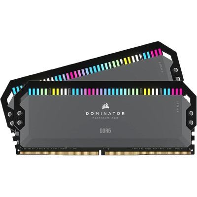 Corsair 64 GB (2x32GB) DDR5 5600 MHz Dominator Platinum RGB Black (CMT64GX5M2B5600Z40K) 