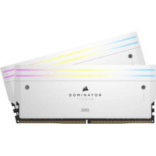  Corsair 32 GB (2x16GB) DDR5 7200 MHz Dominator Titanium RGB White (CMP32GX5M2X7200C34W)