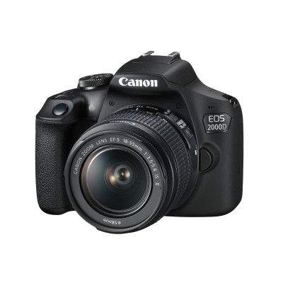 Canon EOS 2000D + EF-S 18-55mm f / 3.5-5.6 + bag + card (2728C054)