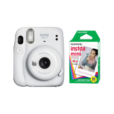 Fujifilm Instax Mini 11 white + cartridges (10 фото) (70100148289)