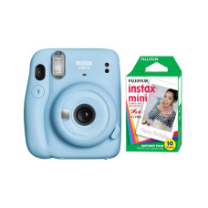 Fujifilm Instax Mini 11 blue + cartridges (10 photos) (70100148287)