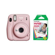 Fujifilm Instax Mini 11 pink + cartridges (10 фото) (70100148291)