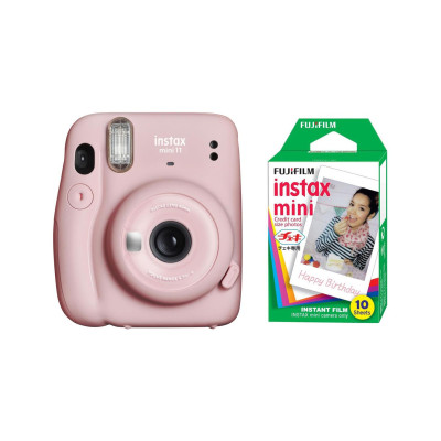 Fujifilm Instax Mini 11 pink + cartridges (10 photos) (70100148291)