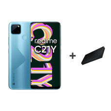 realme C21Y 4 + 64GB Blue + PowerPlay10S 10000mAh