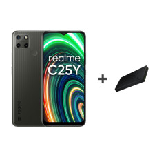 realme C25Y 4/128GB Gray + PowerPlay10S 10000mAh