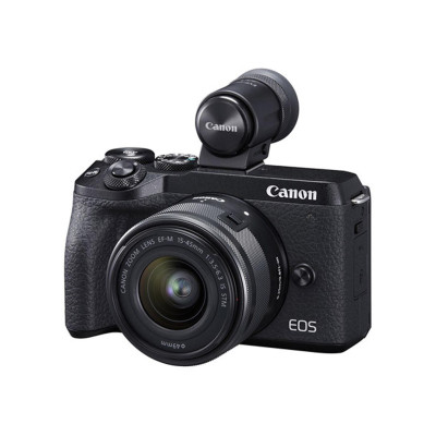 Canon EOS M6 Mark II kit (15-45mm) Black (3611C012)