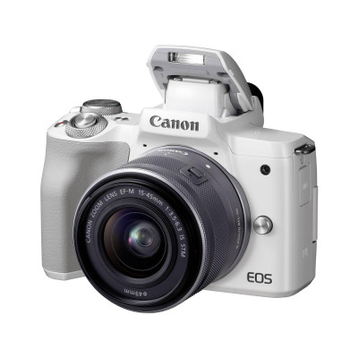 Canon EOS M50 white + M15-45mm F3.5-6.3 IS STM (2681C012)