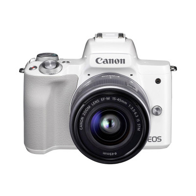 Canon EOS M50 white + M15-45mm F3.5-6.3 IS STM (2681C012)