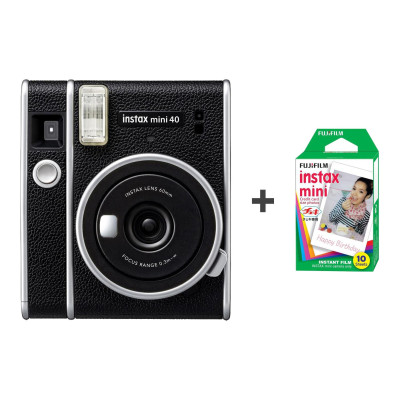 Fujifilm Instax Mini 40 + cartridges (10 фото)