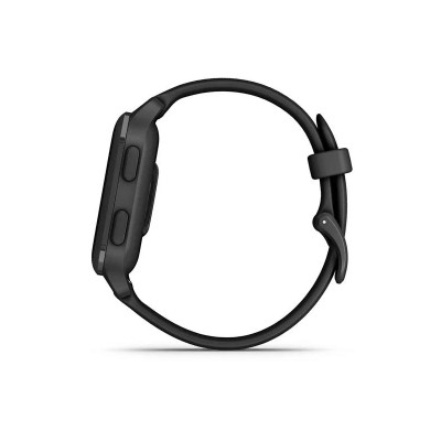 Garmin Venu Sq 2 – Music Edition Slate Aluminum Bezel with Black Case and Silicone Band (010-02700-00/10)