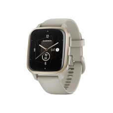 Garmin Venu Sq 2 – Music Edition Cream Gold Al. Bezel w. French Gray Case and S. Band (0010-02700-02/12)