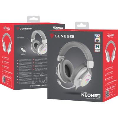 Genesis Neon 750 RGB white (NSG-1870)