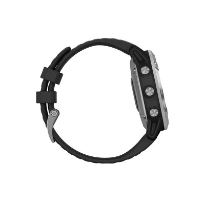 Garmin Fenix 6 Solar Silver with black band (010-02410-00)