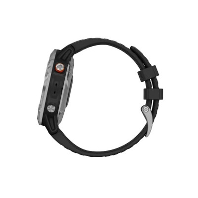 Garmin Fenix 6 Solar Silver with black band (010-02410-00)