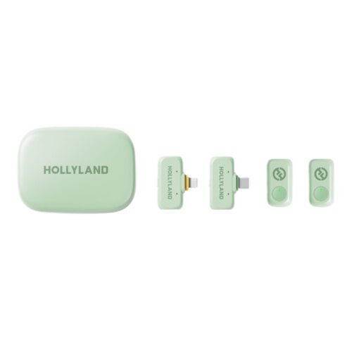 Hollyland LARK A1 Combo (2TX+Lightning RX+USB-C RX) Mint Green