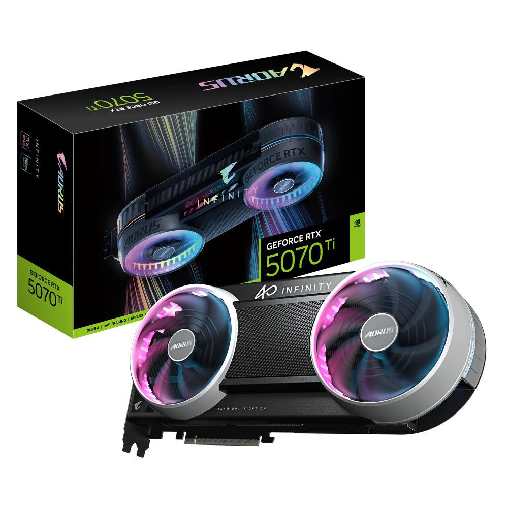 GIGABYTE AORUS GeForce RTX 5070 Ti INFINITY 16G (GV-N507TAORUS IF-16GD)