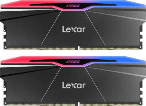 Lexar 32 GB (2x16GB) DDR5 6000 MHz Ares RGB Black (LD5U16G60C28BR-RGD)