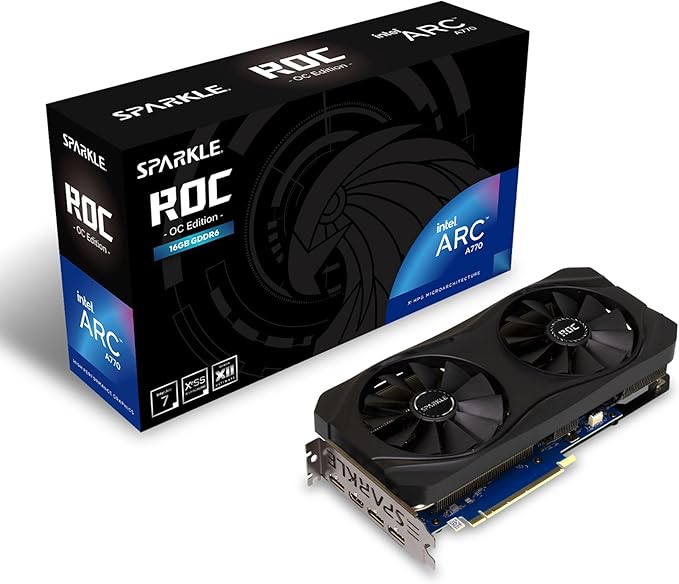 Sparkle Intel Arc A770 ROC OC Edition (SA770R-16GOC)