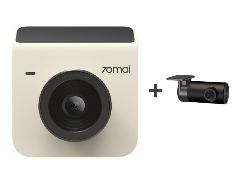 Xiaomi 70mai Dash Cam A400 White+Rear Cam RC09 Set