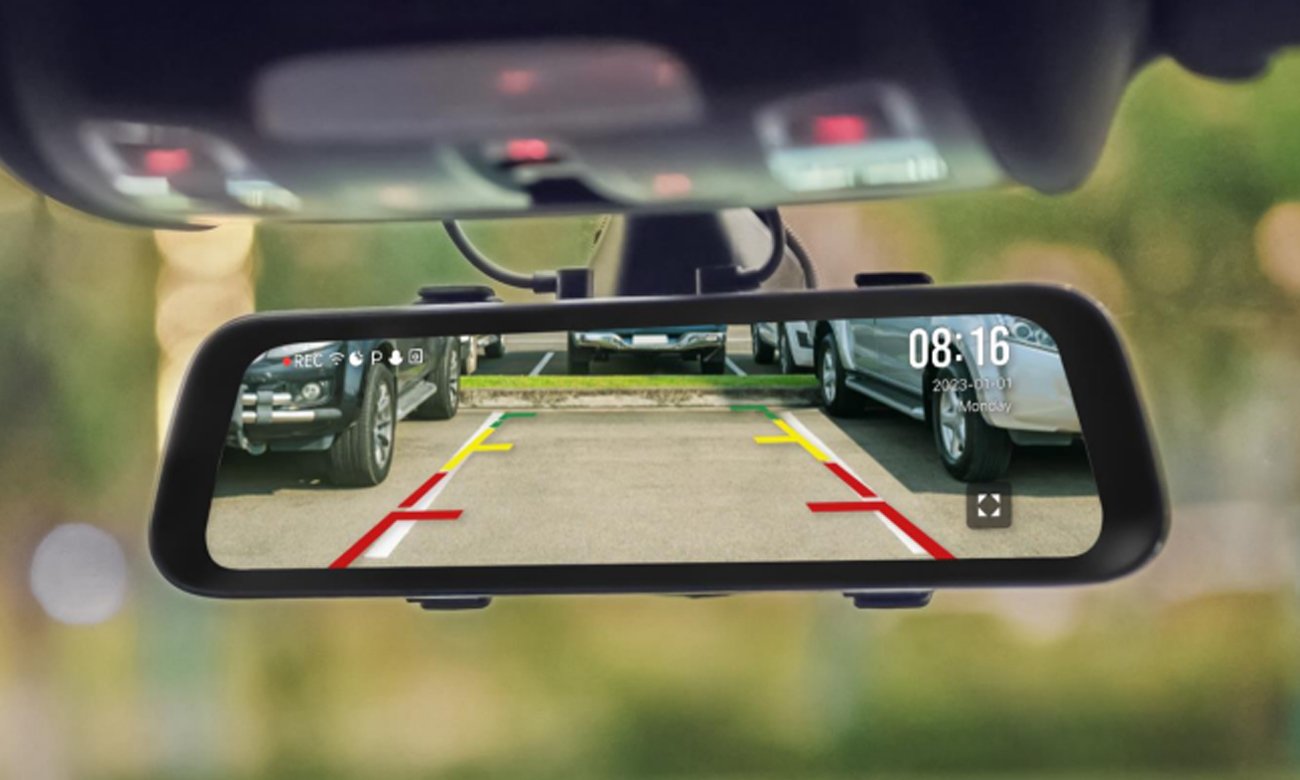 Відеореєстратор 70mai Rearview Dash Cam S500 - перегляд із задньої частини автомобіля в режимі реального часу