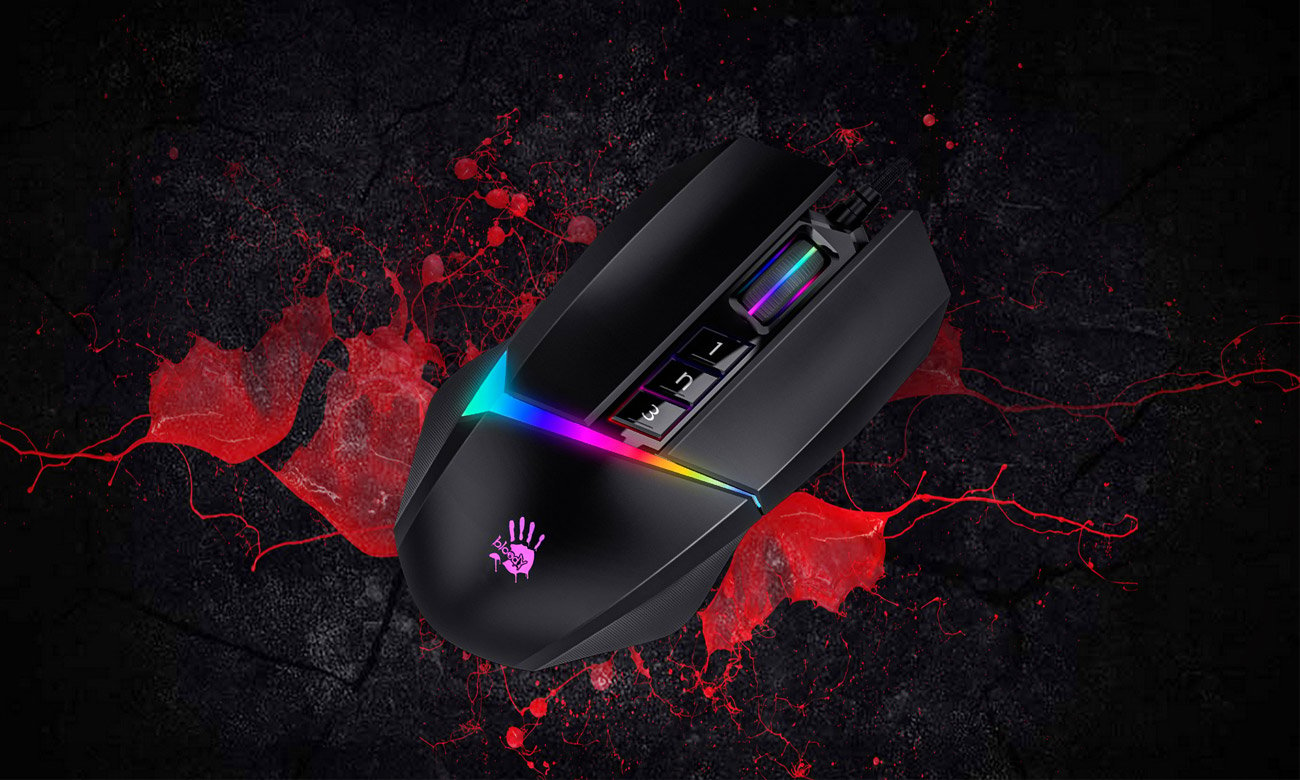 Игровая мышь A4Tech Bloody W60 MAX Stone Black