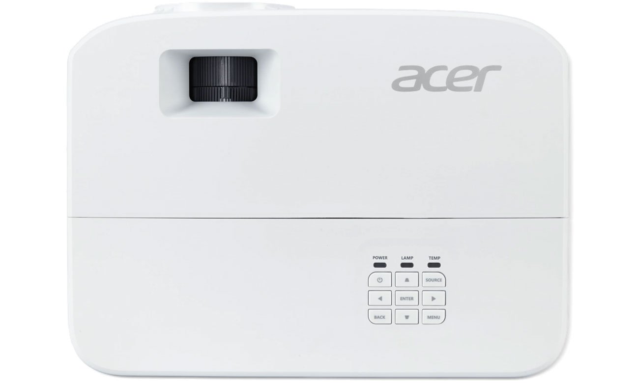 Вид зверху Acer P1357Wi