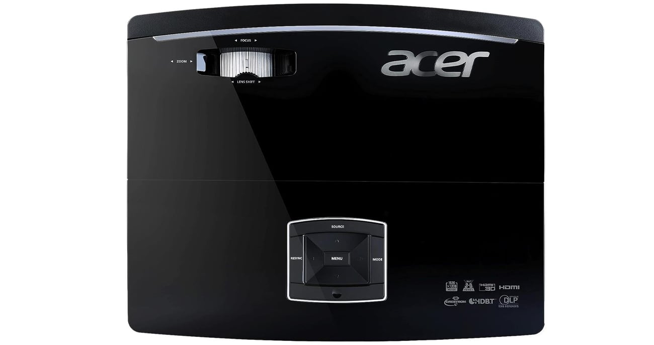 Вид зверху Acer P6605