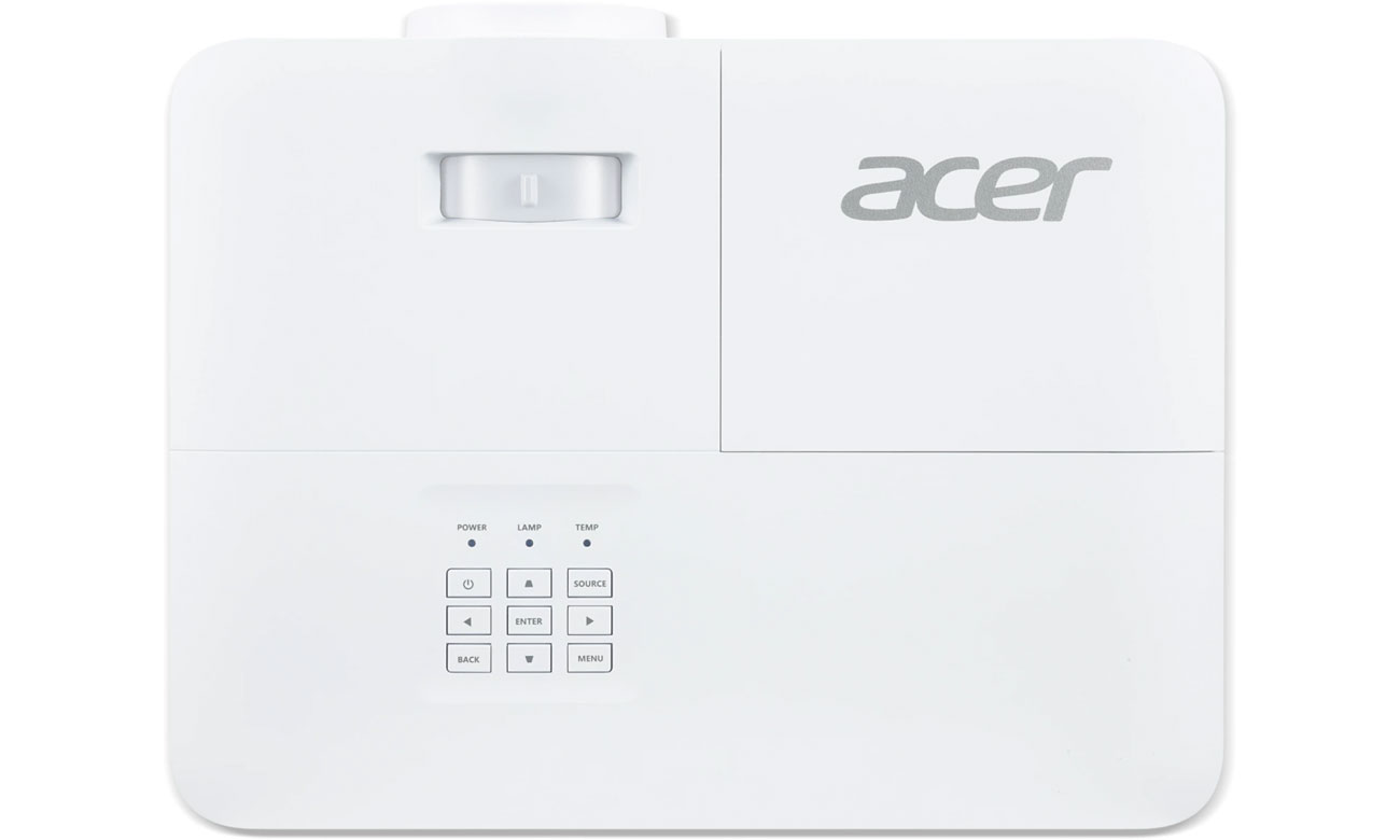 Вид сверху Acer X1528i