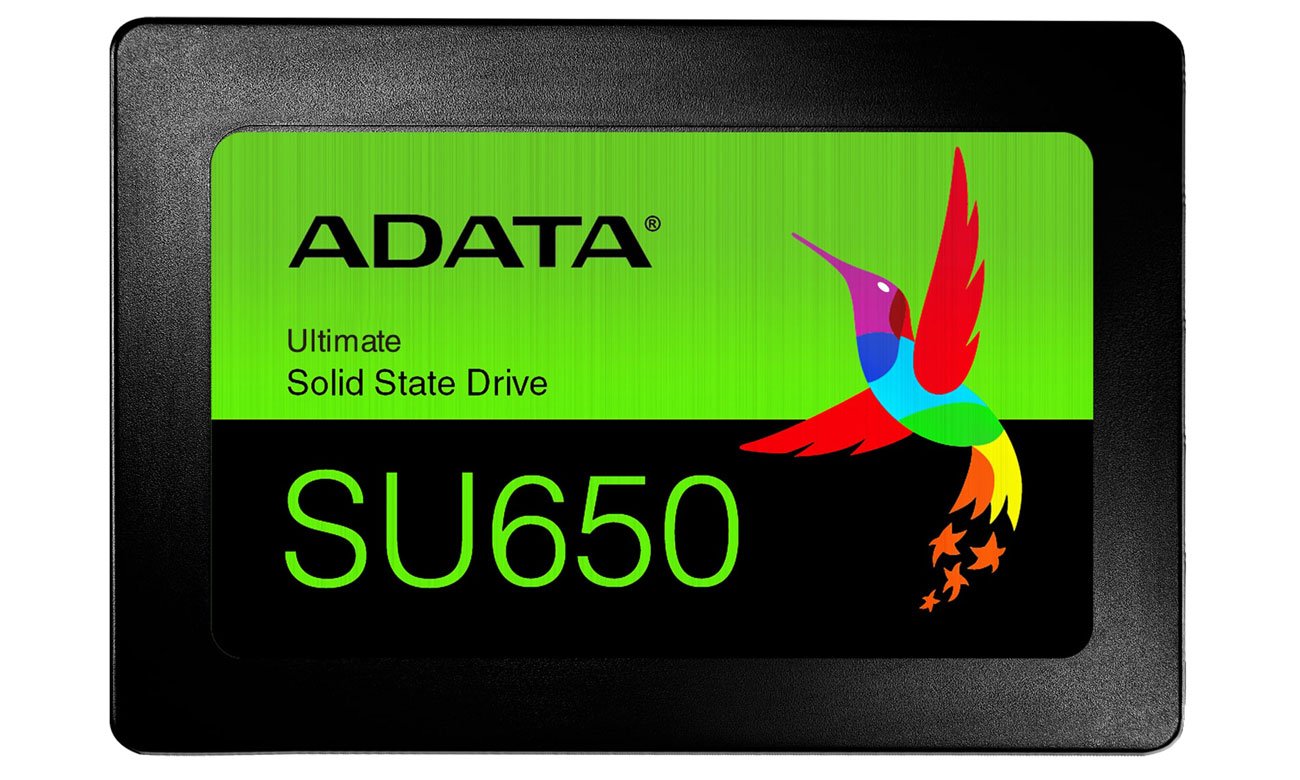 Твердотельный накопитель ADATA Ultimate SU650 512 ГБ – вид спереди