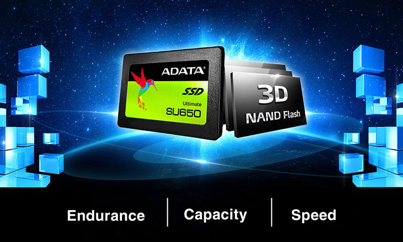 Технология ADATA Ultimate SU650 3D NAND