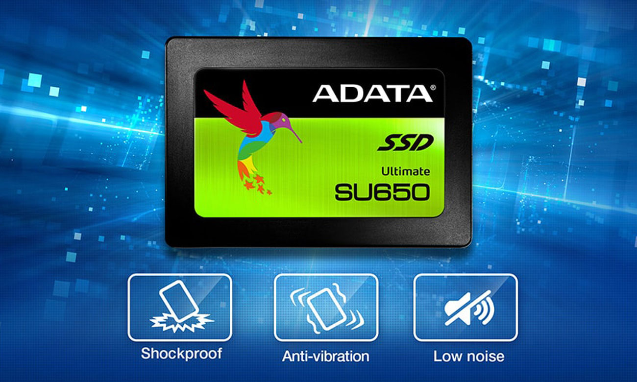 ADATA Ultimate SU650 Более выносливый, тихий и надежный