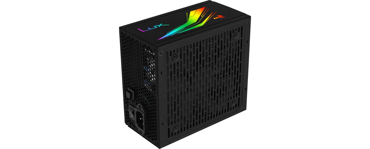 Блок питания для компьютера AeroCool Lux RGB 650W 80 Plus Bronze AEROPGSLUXRGB-650