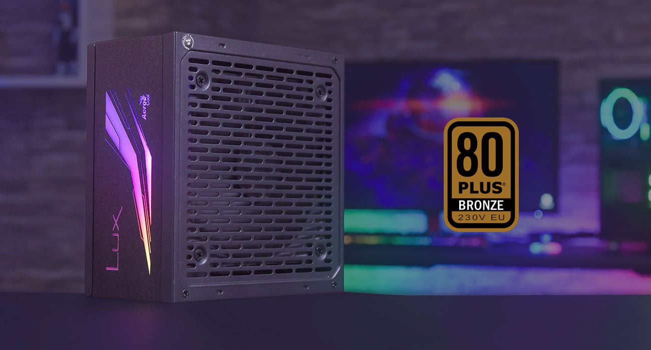 AeroCool Lux 650 Вт - сертифицировано 80 PLUS Bronze