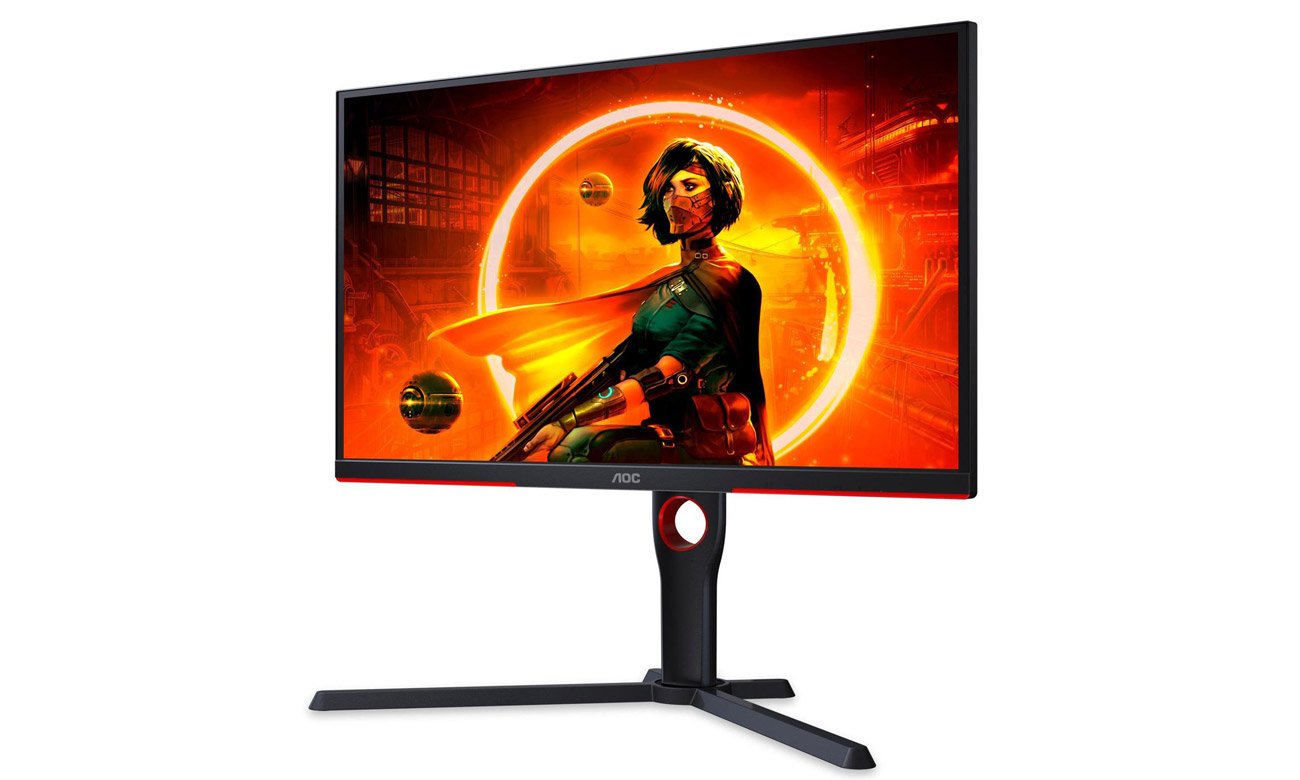 AOC Gaming 25G3ZM/BK кутовий вид спереду