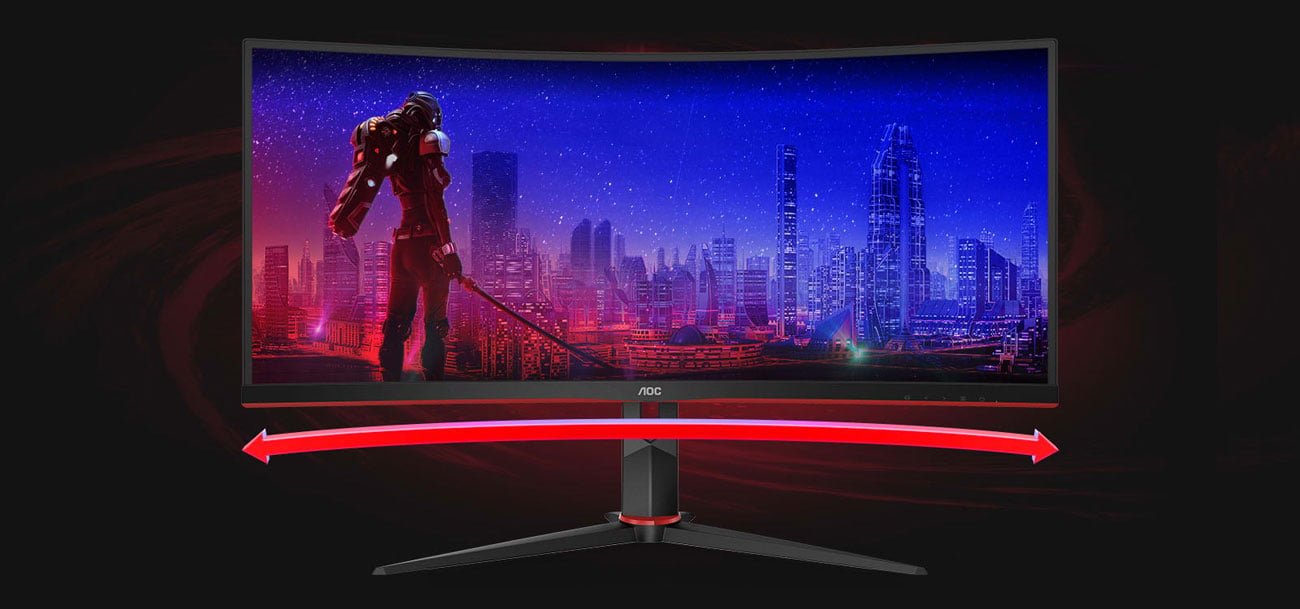 AOC CU34G2 - технологія FreeSync