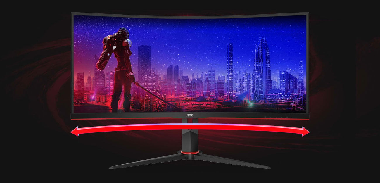 AOC CU34G2X - технологія FreeSync